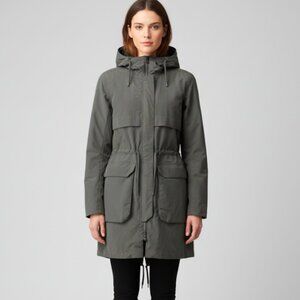 Helly Hansen Women's Boyne Insulated 2.0 Parka Jacket Large Greige